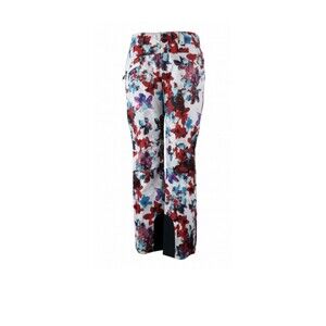 Obermeyer Malta Ski Pants White Floral Print Size 4 Women’s EUC